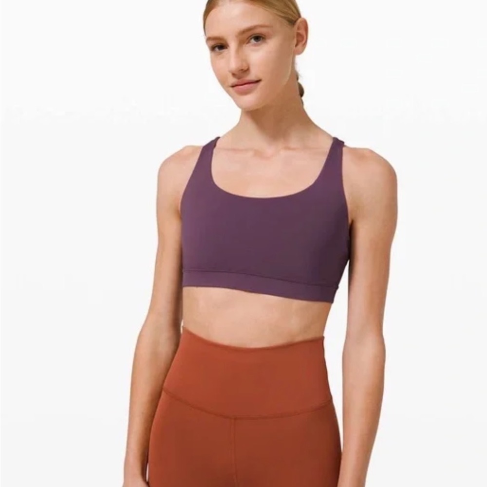 lululemon Energy Bra Medium Support, B–D Cups - Grape Thistle